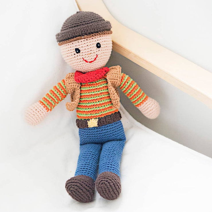 Hand Knitted Cowboy
