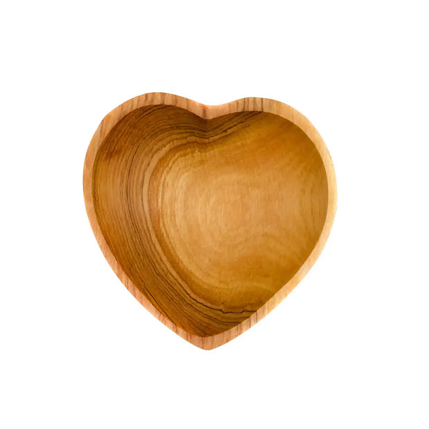 Wild Olivewood Heart Bowl