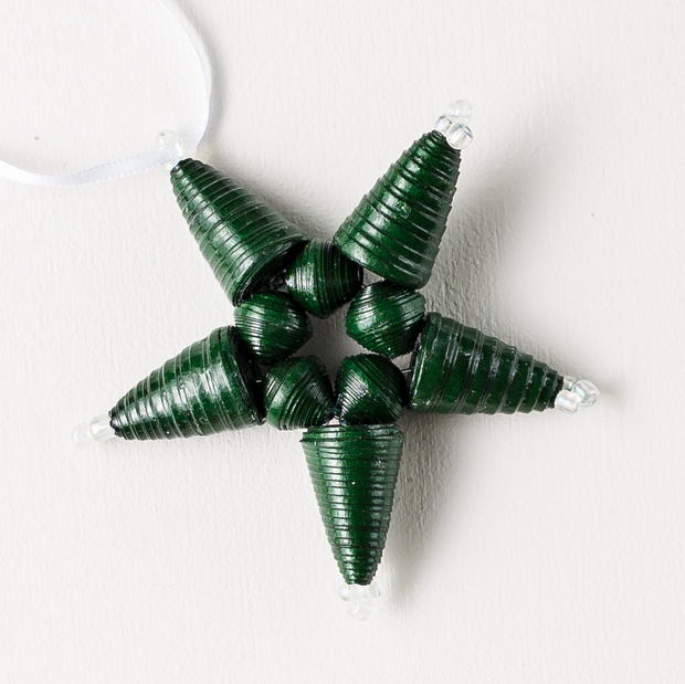 Star Ornament- Green - Mango + Main