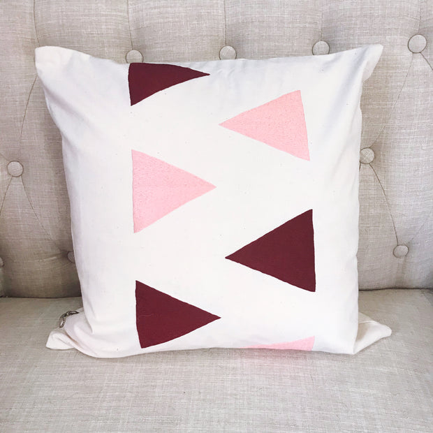 Triangles Pillow Cover