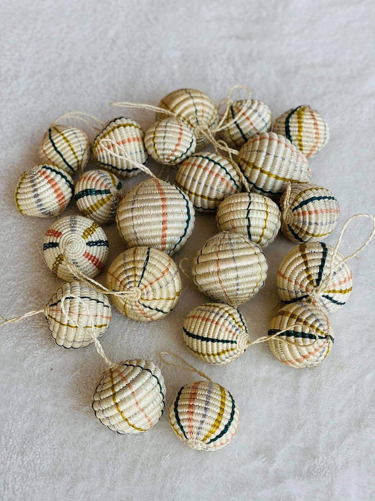 Woven Ornaments - Pastel - Mango + Main