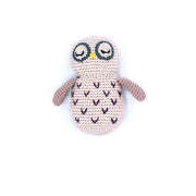 Organic Owl Rattle - Mango + Main