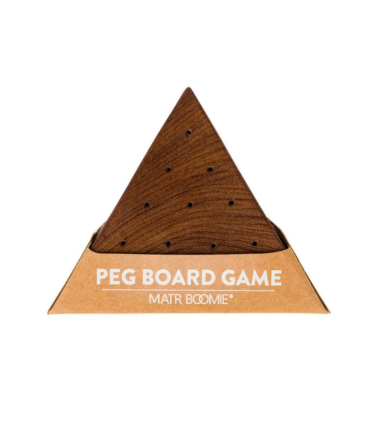 Wooden Peg Board Game