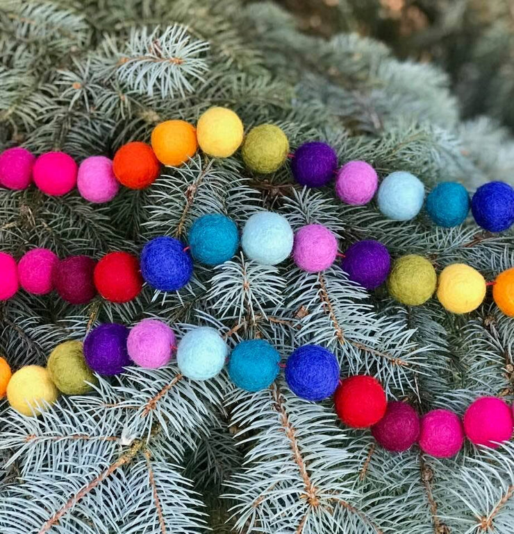 Rainbow Felt Garland - Mango + Main