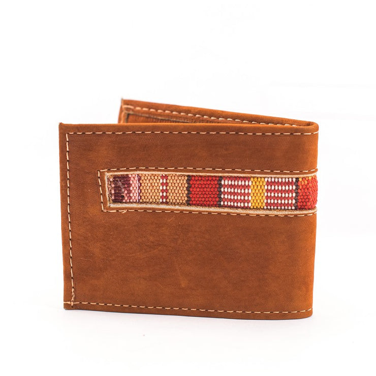 Leather Ikat Wallet